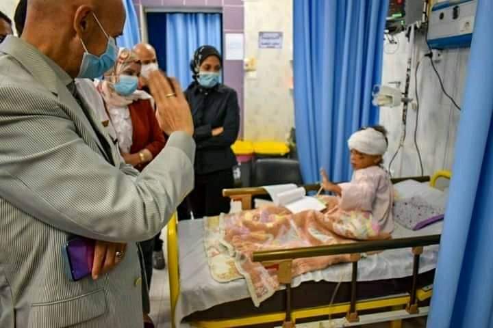 وكيل الصحة بالشرقية" يطمئن على ضحية الاغتصاب طفلة ال 4 سنوات