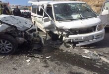 Photo of إصابة ١١ شخصًا في حادث انقلاب سيارة ميكروباص على طريق مطروح