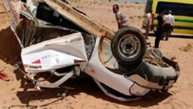 Photo of إصابة 15 شخصا إثر انقلاب سيارة نصف نقل في كفر الشيخ