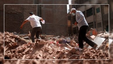 Photo of اخلاء 4 منازل مجاورة للعقار المنهار بحي غرب شبرا الخيمة وازالتها.. وترميم وتدعيم 6 منازل اخرى
