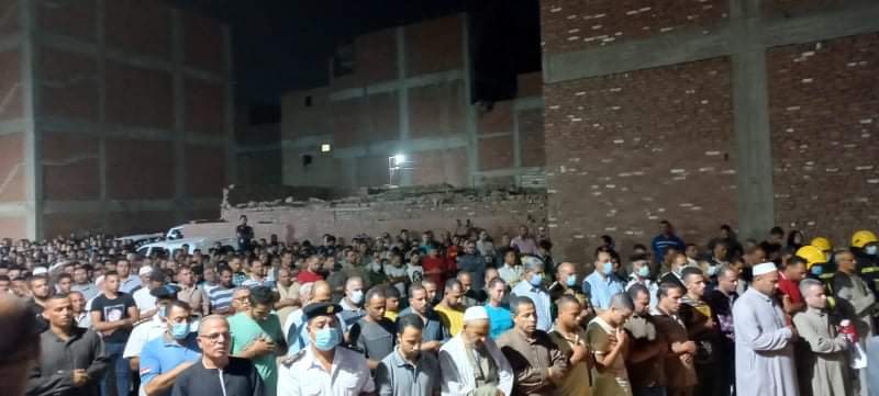تشييع جثمان الشهيد محمد صلاح الغندور في جنازة عسكرية ببنها