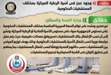 Photo of وزارة الصحة : توضح حقيقة وجود عجز في أسرة الرعاية المركزة