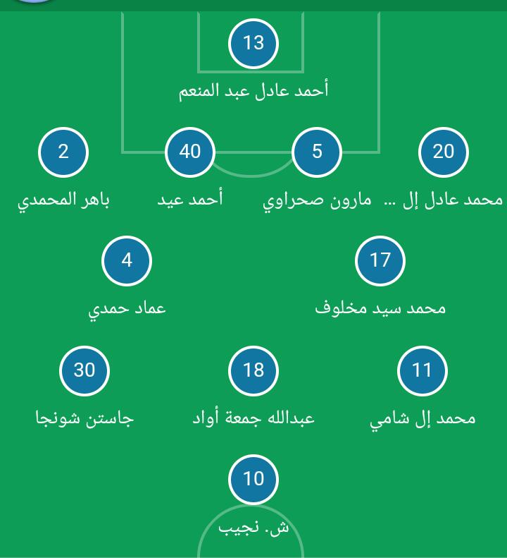 يلتقي الأهلي مع الإسماعيلي ، اليوم الأربعاء ، علي استاد برج العرب في الجولة الأولي من منافسات المسابقة المحلية في تمام الساعة الثامنة مساءا بتوقيت القاهرة. ويأتي تشكيل النادي الإسماعيلي يأتي كالتالي: حراسة المرمي:أحمد عادل عبد المنعم. خط الدفاع:عبدالله جمعة ، مروان الصحراوي ، باهر المحمدي ، أحمد عيد. خط الوسط:عماد حمدي ، محمد مخلوف ، محمد عادل ، محمد الشامي. خط الهجوم:شكري نجيب ، جاستن شونجا. البدلاء:محمد فوزي ، عصام صبحي ، أحمد مدبولي ، محمود عبد العاطي "دونجا" ، محمد هاشم ، محمد صادق ، محمد دسوقي ، أحمد مصطفي ، بينسون شيلونجو.