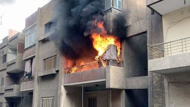 Photo of حريق بشقة سكنية بأبو النمرس