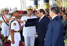 Photo of طلاب أكاديمية الشرطة يؤدون اليمين أمام الرئيس