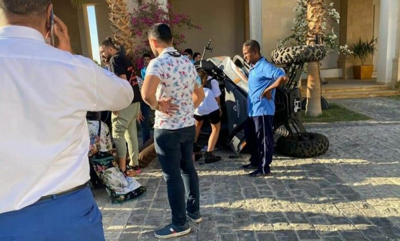 Photo of نقل بشرى ومحمد مكاوي الي لمستشفى الجونة بعد تعرضهما لحادث سير