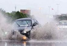 Photo of (صور) سقوط أمطار غزيرة على دمياط وتوقف حركة الصيد في بوغاز وعزبة البرج