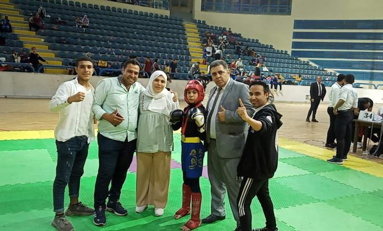 Photo of أسرة التحرير تهنئ سلمى رأفت لفوزها في بطولة الجمهورية للعبة الكيك بوكسينج