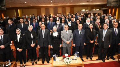 Photo of الفريق أسامة ربيع يستقبل وفداً قضائياً رفيع المستوى برئاسة المستشار محمد حسام الدين رئيس مجلس الدولة