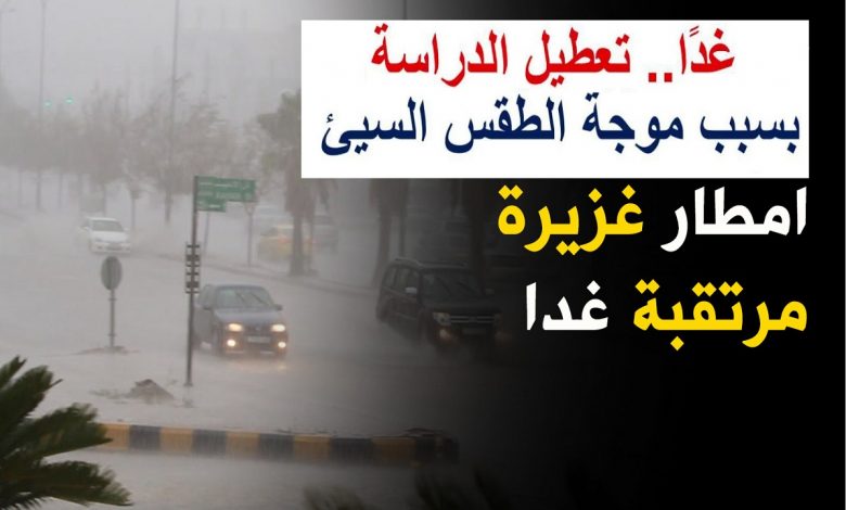 Photo of عاجل| بسبب سوء الأحوال الجوية المتوقعة.. تعطيل الدراسة بمدارس القليوبية غدا