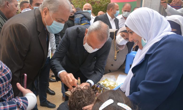 Photo of محافظ القليوبية يدشن الحملة القومية للتطعيم ضد مرض شلل الأطفال بمراكز ومدن المحافظة