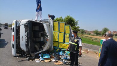 Photo of خلال جولة ميدانية.. محافظ القليوبية يتوقف ليطمئن علي حادث مروري بمدينة قها بالطريق الزراعي