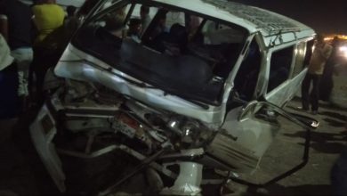 Photo of اصابة 12 شخص في حادث تصادم بطريق بنها الحر