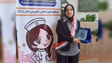 Photo of تكريم ريهام سعيد في اليوم العالمي للتمريض