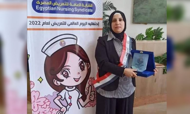 Photo of تكريم ريهام سعيد في اليوم العالمي للتمريض