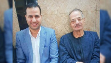 Photo of الإعلامي أحمد شفيق يهنئ الحاج جلال مجاهد خطاب على تعيينة عمدة قرية بطا