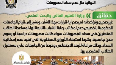 Photo of التعليم العالي توضح حقيقة حرمان الطلاب من أداء الإمتحانات حال عدم سداد المصروفات