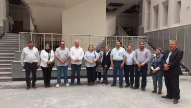 Photo of رئيس جامعة بنها يتفقد مبنى المدرجات الجديد بالعبور