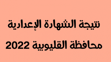 Photo of الآن نتيجة الصف الثالث الإعدادي بمحافظة القليوبية الدور الأول 2022