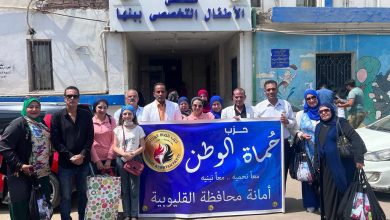 Photo of حماة الوطن بالقليوبية يزور مرضى الأورام بمستشفى الاطفال التخصصى ببنها