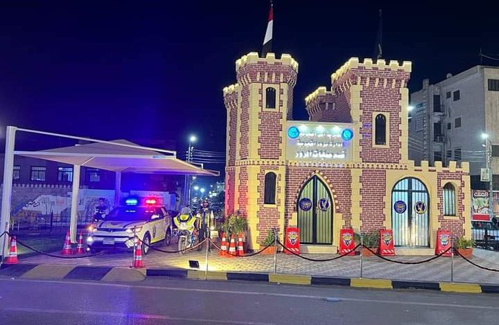 Photo of الانتهاء من تنفيذ مبني عمليات المرور الجديد بشارع فريد ندا بمدينه بنها