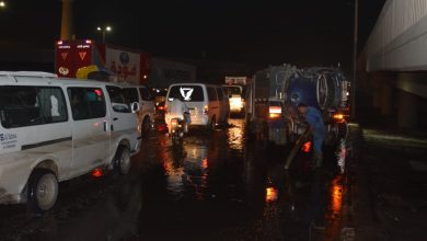 Photo of محافظ القليوبية يتابع أعمال تصريف مياه الأمطار بالطرق الرئيسية بإحياء غرب وشرق شبرا الخيمة ومدينة الخصوص