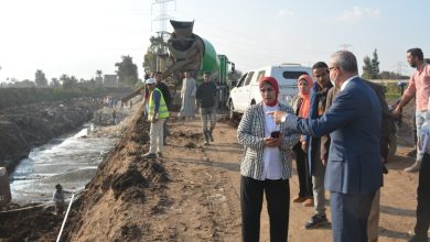 Photo of محافظ القليوبية يقوم بجولة تفقدية لمتابعة مشروعات الطرق والكباري والرصف بمدينة بنها