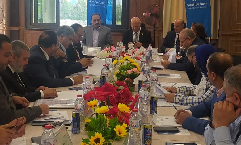 Photo of رئيس جامعة بنها يترأس اجتماع اللجنة المكلفة بتسييرأعمال جامعة بنها الأهلية بالعبور