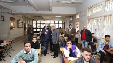 Photo of رئيس جامعة الزقازيق يتفقد سير أعمال امتحانات الفصل الدراسى الأول