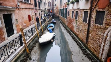 Photo of اختفاء مياه البندقية: يسير مخاوف إيطاليا من مواجهة موجة جفاف أخرى
