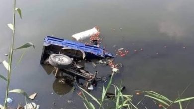 Photo of انتشال جثة سائق تروسيكل لقى مصرعه غرقاً في مياه ترعة ميت كنانة بالقليوبية