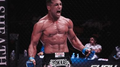 Photo of بطل مصر فتحي السني يفوز علي نظيره الأمريكي في بطولة الإتحاد UFC للمصارعة بولاية تكساس الأمريكية 