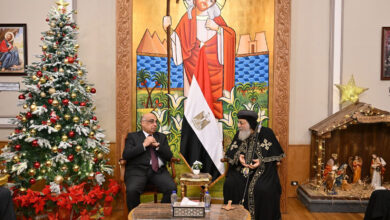 Photo of صور..وزير العدل يزور الكاتدرائية المرقسية للتهنئة بعيد الميلاد المجيد