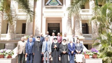 Photo of رئيس جامعة بنها يستقبل الانبا مكسيموس مطران بنها وقويسنا للتهنئة بعيد الفطر المبارك