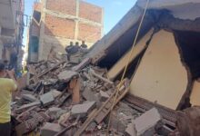 Photo of انهيار عقار سكني من 5 طوابق بكفر الحمام في القليوبية وإصابة شخصين