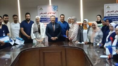 Photo of احتفالية الوفاء والعطاء.. مستشفيات جامعة بنها تكرم ملائكة الرحمة في يومهم العالمي