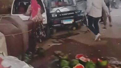 Photo of إصابة 5 أشخاص وتحطم 7 سيارات في حادث مروع أعلى كوبري الحرس الوطني ببنها