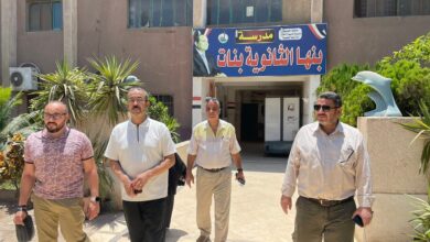 Photo of متابعة مكثفة وتجهيزات نهائية بلجان الثانوية العامة بإدارة بنها التعليمية استعدادًا لانطلاق الامتحانات